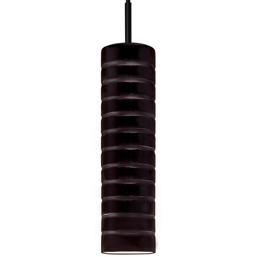 Pei 1 - Light Black LED Single Pendant Brayden Studio® Shade 