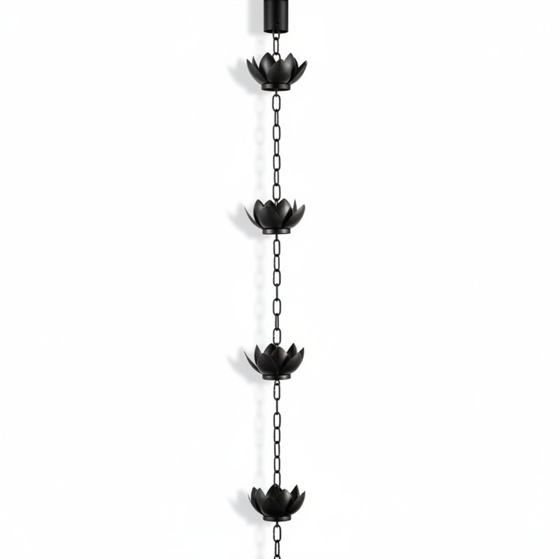 Metal No Subject Rain Chain