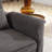 55" Velvet Two Seater Pull Out Sofa Bed