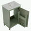 Petit meuble-lavabo moderne avec lavabo en céramique-1215388373