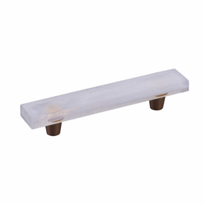 Schaub Symphony Fused Glass Cabinet Pull 4" Center to Center