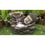 Fontaine de Bouddha en résine avec lumière DEL en résine