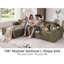 26.75 " Corduroy Sofa