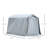 6' X 8' Carport Portable Garage, Heavy Duty Storage Tent, Patio Storage Shelter W/ Anti-UV PE Cover And Double Zipper Doors, For Motorcycle Bike Garden Tools, Light Gray