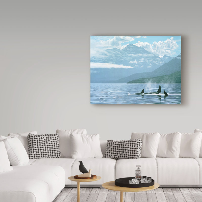 «Inside Passage» par Etelca, impression sur toile tendue, H 14 po x l 19 po x P 2 po