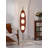 French-Style Wrought Iron, Marble and Acrylic Floor Lamp