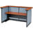 U-Shaped Synthetic Laminate Reception Desk-2074252919