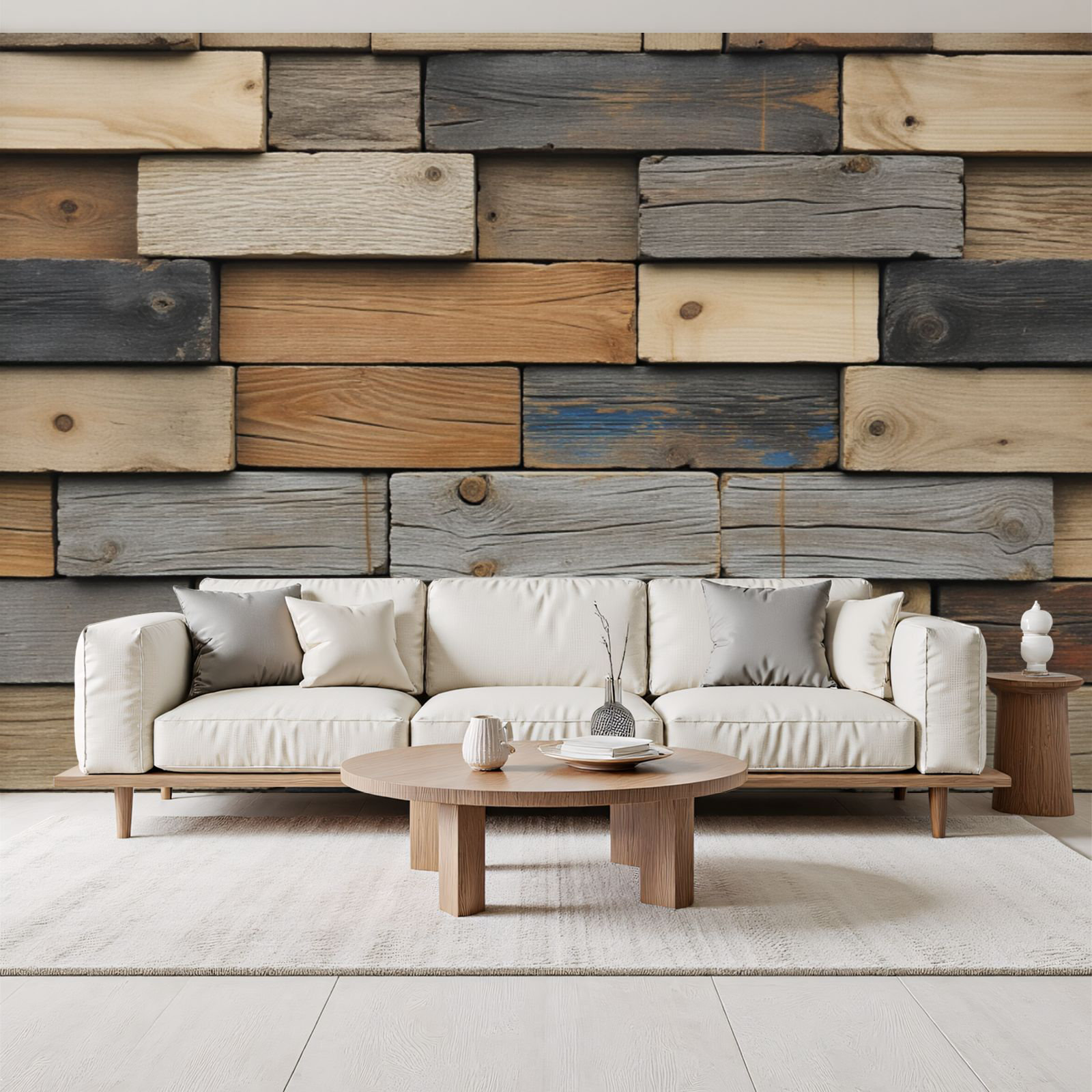 Red Barrel Studio® Peel and Stick Wallpaper Wooden Planks Wall Natural ...