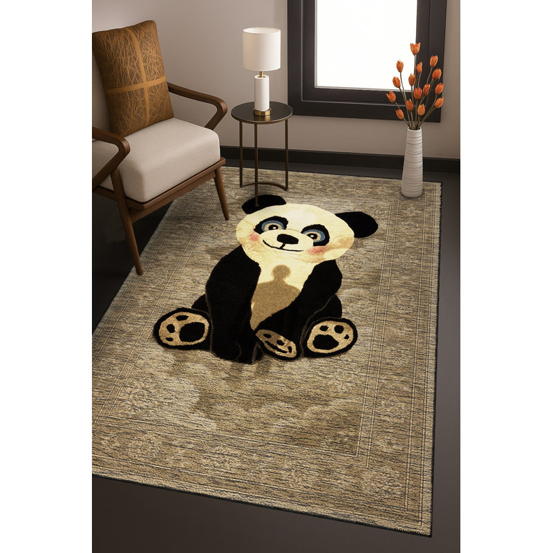 Tapis tissé crème Kilim Mosso, 5'1" x 7'7"