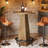 37.4" H Round Dining Table, Counter Height Kitchen Table Bar Table With Footrest-380165986