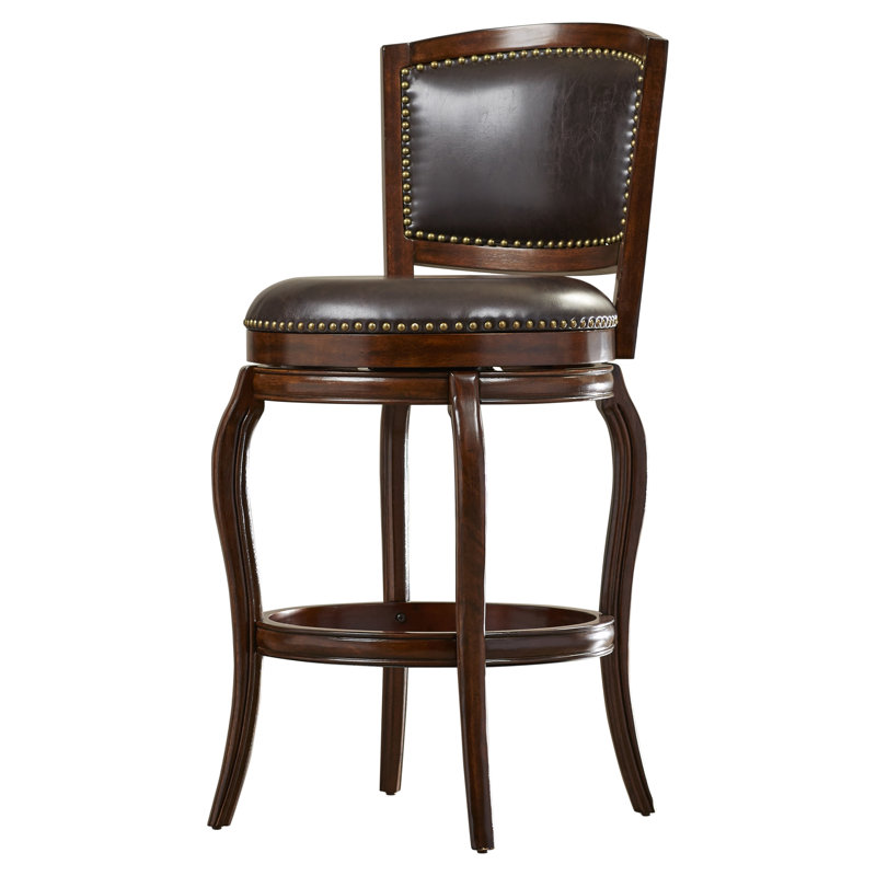 Tabouret de bar pivotant 29 po Brockway, Brun, Espresso