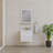 Arjina 30'' Single Bathroom Vanity with Solid Surface Top-2060614481
