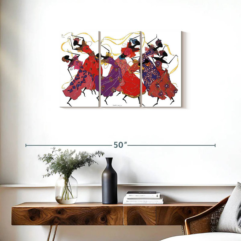Enn Lead Dancer In Purple, 20" H x 33" W