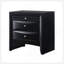 Table de chevet contemporaine 1 tiroir 2 pièces avec plateau à bijoux, mobilier de chambre en bois massif-459175290