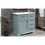 Meuble-lavabo en céramique 36 po, armoire 1 porte, 4 tiroirs, tablette réglable, meuble-lavabo 36 po-1576242555