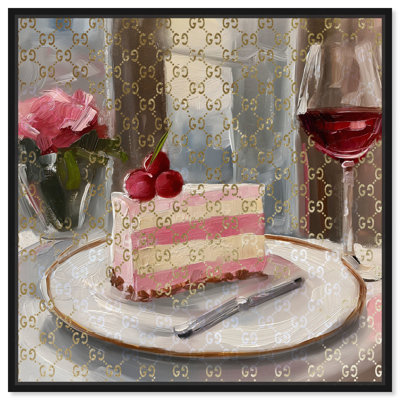 «Cake Luxe Canvas Trendy Kitchen Art» par Art Remedy