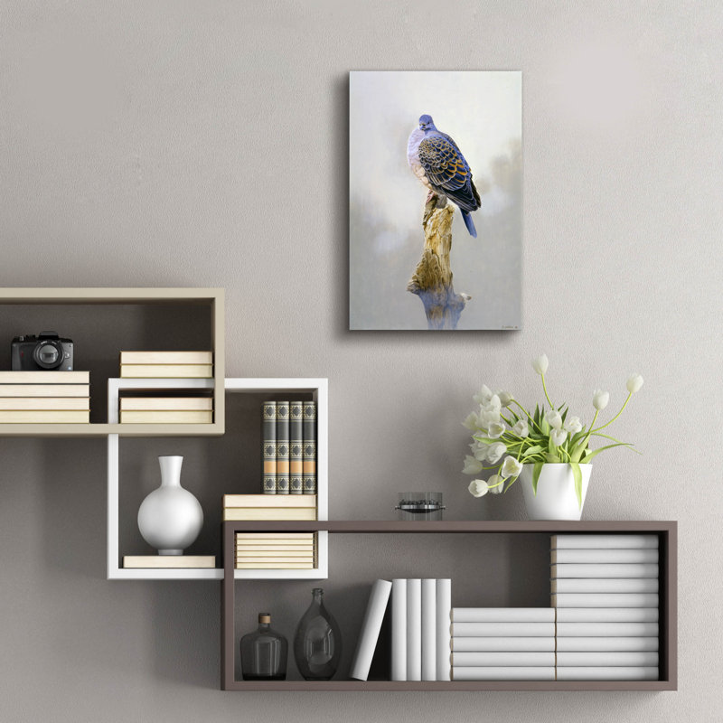 Epic Art «Turtle Dove» par Joh Naito, verre acrylique «Turtle Dove» par Joh Naito, H 24 po x l 16 po x P 0,2 po