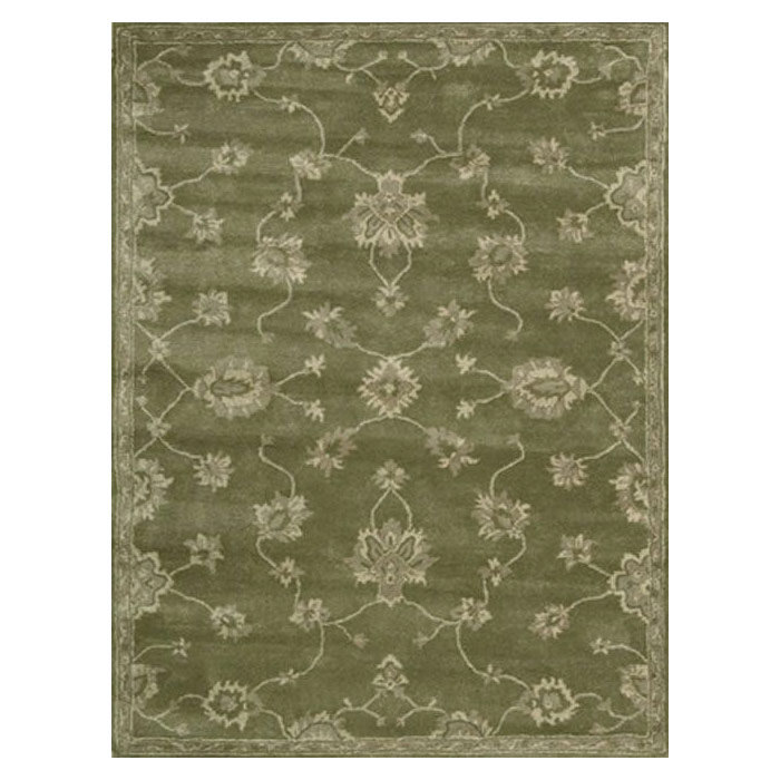 Superlative Wool Floral Indoor Rug, 3'6" x 5'6"