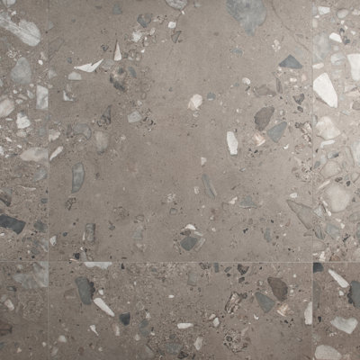 Valenti Grande 35 po X 35 po Carreau de sol et de mur en porcelaine semi-polie Terrazzo Look (17,64 pieds carrés / caisse)
