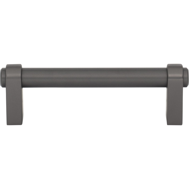 Lawrence Bar Pull, Ash Gray, 3 3/4" Center To Center
