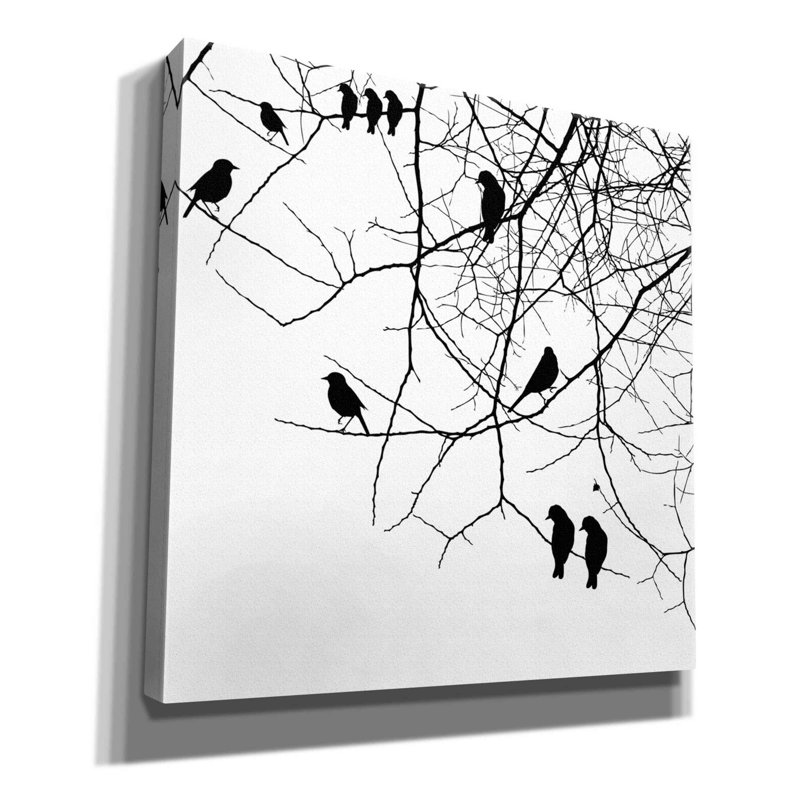 «Bird II» par GraphINC, estampe numérique sur toile, H 12 po x l 12 po x P 0,75 po