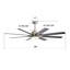 Grand ventilateur de plafond de 66 pouces avec lumière à DEL à intensité variable et 8 pales en ABS avec moteur à courant continu réversible et intelligent pour le salon-1326296654-1326296679-1326296675