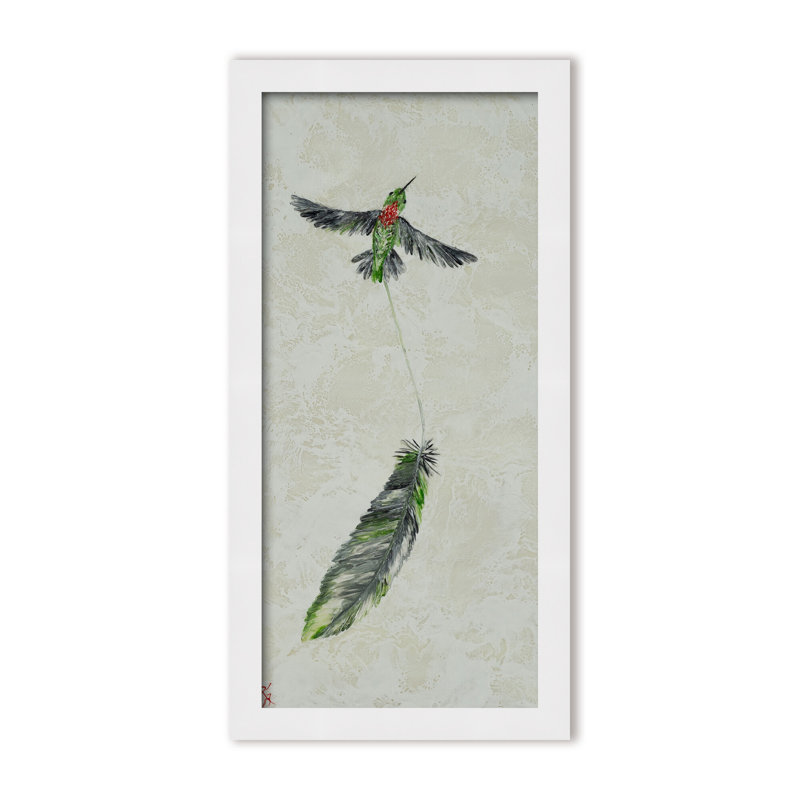 Nature Inspired "Vivid Flutter" Canvas Wall Art By , 48" H x 24" W, Framed Canvas, Gold