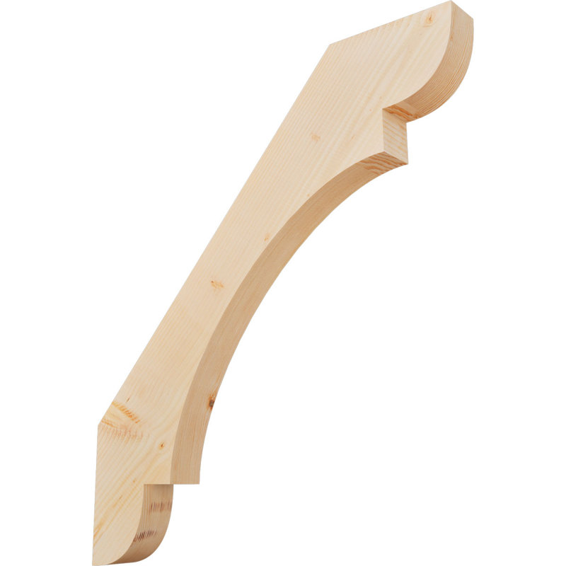 Attelle de genou olympique, Sapin de Douglas, Attelle lisse, H 40 po x l 3,5 po x P 36 po