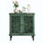 Vintage Hollow-Carved Accent Cabinet, 2-Door Display Storage Sideboard With Symmetrical Floral Design, Adjustable Shelf And Solid Wood Legs For Living Room Entryway-247671292