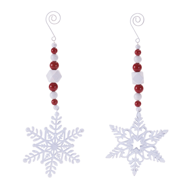 Ornements en forme de flocon de neige (ensemble de 6)