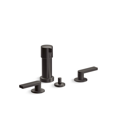 Composed Widespread Bidet Faucet With Lever Handles