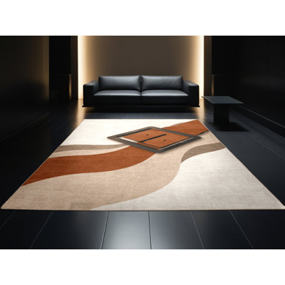 Tapis beige doux moelleux et moelleux Boyds