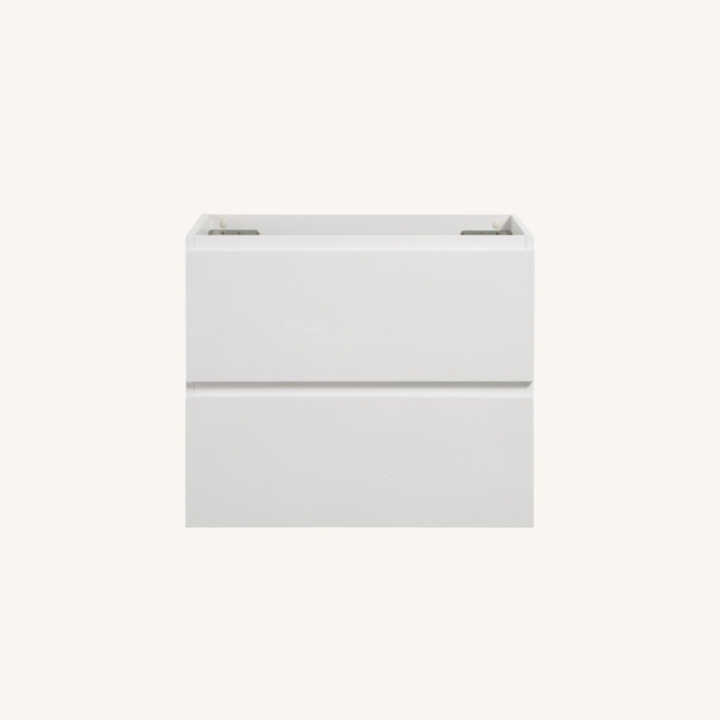 Wall Mount Cabinet WITHOUT Basin, With Two Drawers, Pre-Assembled