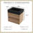 24" Wall-Mounted  Bathroom Vanity With Black Solid Surface Basin-813887017