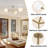 3-Light Glass Semi Flush Mount-1555562305