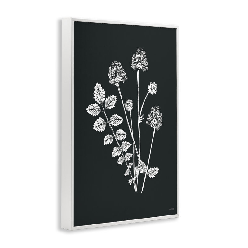 «Herb Bunches Impression Art» par House Fenway bg-174, Estampe numérique encadrée blanc bord de mer, H 30 po x l 20 po