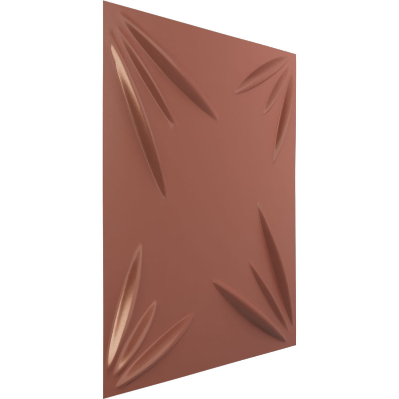 Inula EnduraWall Decorative 3D Wall Panel, Universal Pearl Metallic Champagne Pink