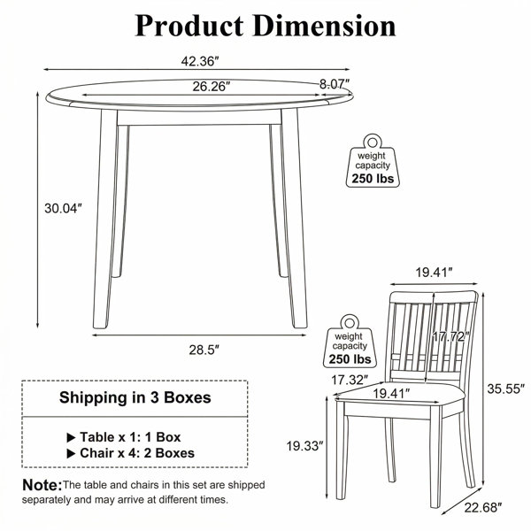 Dimensions du produit
