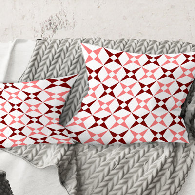 Oreiller à motif grille i