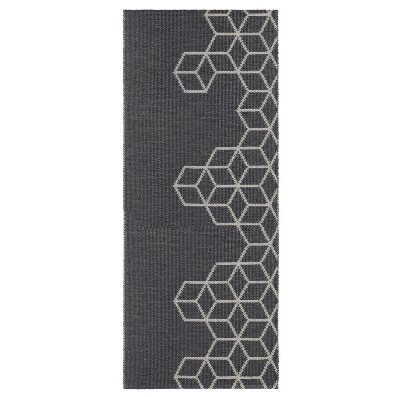 Oden cm Geometric Hand Woven Indoor / Outdoor Area Rug, Runner 60 x 300cm
