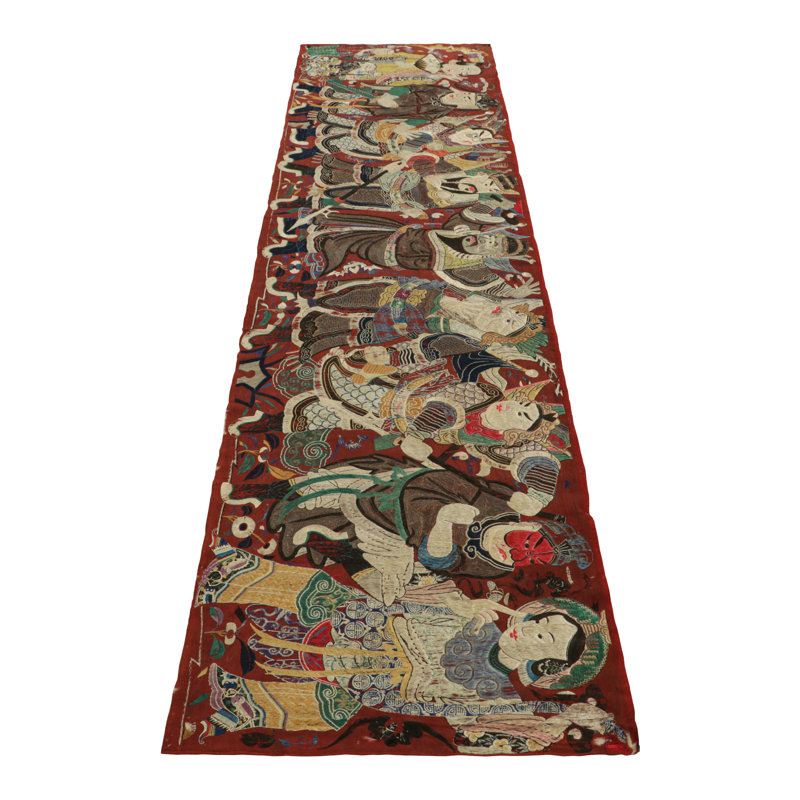 One-of-a-Kind 2'5x9'8 Hand Knotted Area Rug
