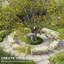 Banc d'extérieur semi-circulaire rond, banc de jardin en bois