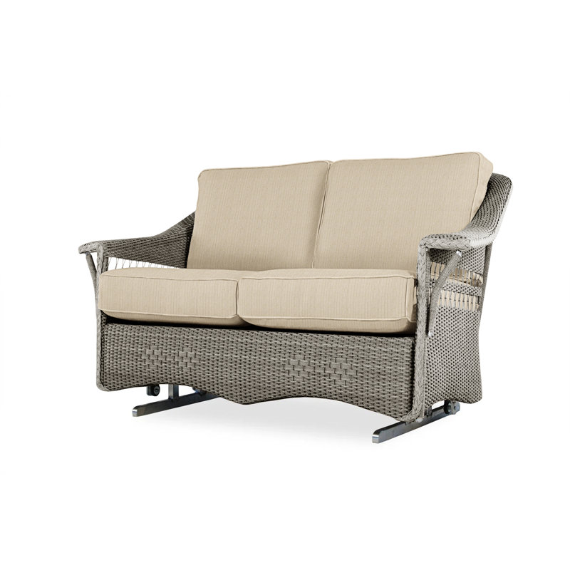 Nantucket Outdoor 2 - Seat Loveseat, Stratosphere Cloud, Pewter