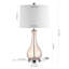 Lampe de table 27,5 po Ailanny Blush