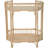 Manhattan 2-Tier Rattan Console Table With Dual Shelves, Handcrafted Natural Rattan Design