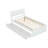 Modern Bed Frame With 2 Drawers For  High Gloss Headboard And Footboard With-1530691731
