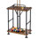 MyGift Solid Wood Billiard Pool Cue Rack