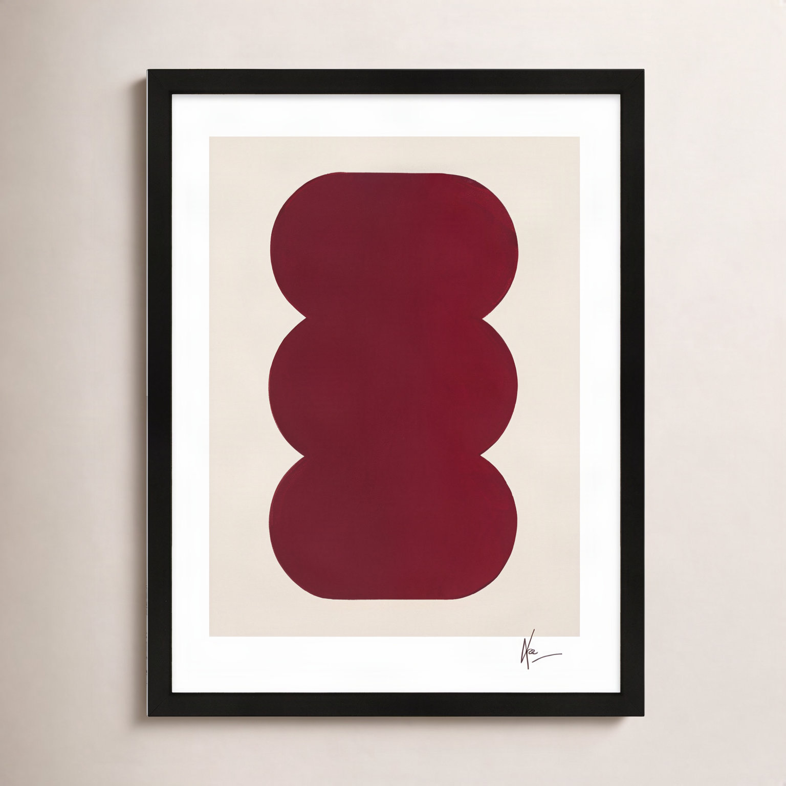 Keyhole 1 by Lee Lessem, Black Framed, 30" H x 24" W x 1.25" D