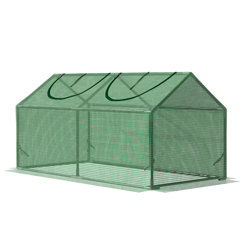 4' x 2' x 2' Green Portable Mini Greenhouse with PE Cover