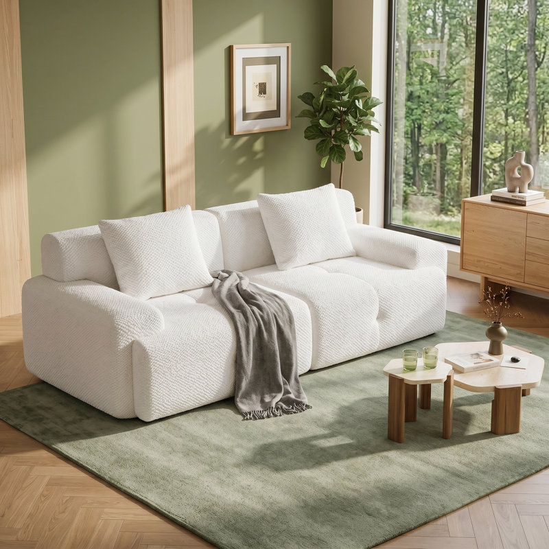 Canapé modulaire Cloud-Like | Canapé modulaire personnalisable pour des espaces de vie flexibles, Beige